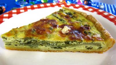 Recette Quiche au fromage nature à la laitue