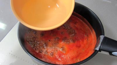 Sauce tomate aux petits pois - 5.2