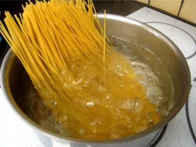 Spaghettis aux petits pois - 7.3