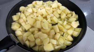 Frittata aux pommes de terre et petits pois - 4.2