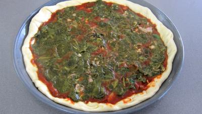 Pizza à l'oseille et aux haricots beurre - 9.2