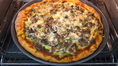 Pizza à l'oseille et aux haricots beurre - 10.4