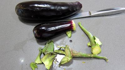 Pizza aux petits pois et aubergines - 3.1