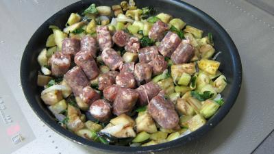 Pizza aux petits pois et aubergines - 8.4