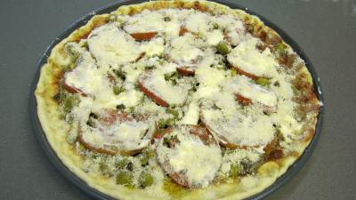 Pizza aux petits pois et aubergines - 10.3