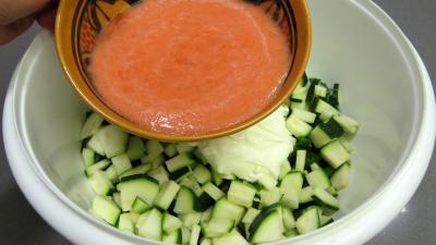 Velouté de courgette au chèvre chaud - 9.1