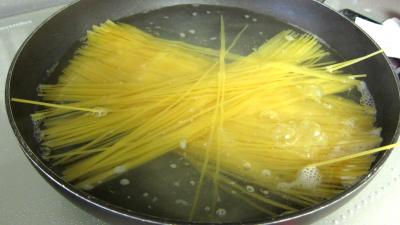Pâtes spaghettis aux haricots beurre - 7.1