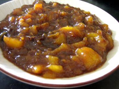 Cuisine anglaise : Ramequin de chutney aux mangues