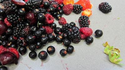 Glace aux noisettes et fruits rouges - 3.3