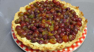 Tarte meringuée aux petites prunes - 3.4