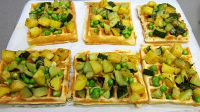 Gaufres salées aux courgettes - 8.1