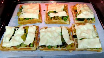Gaufres salées aux courgettes - 8.3