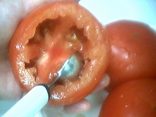 Tomates farcies au jambon - 2.2