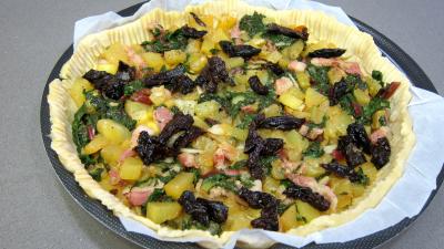 Recette Tarte à la citrouille et aux bettes