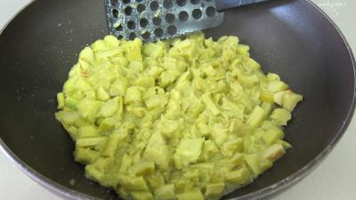 Crumble à la rhubarbe et nashis - 2.3