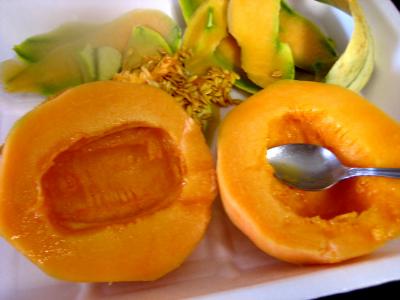 Salade de melon aux myrtilles - 1.4