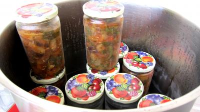 Conserves de ratatouille du jardin - 15.3