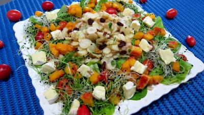 topinambour : Assiette de topinambours en salade