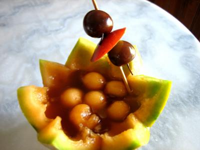 Image : recette Cocktail de melon au Marsala
