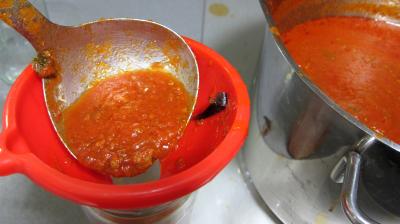 Recette Conserve de sauce tomate à la bolognaise
