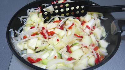 Tarte aux courgettes et piment doux - 4.4