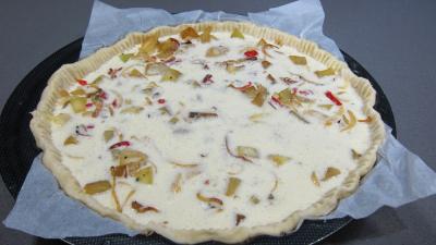 Tarte aux courgettes et piment doux - 7.2