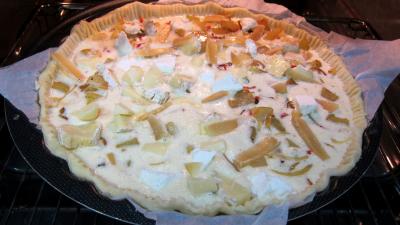 Tarte aux courgettes et piment doux - 7.4