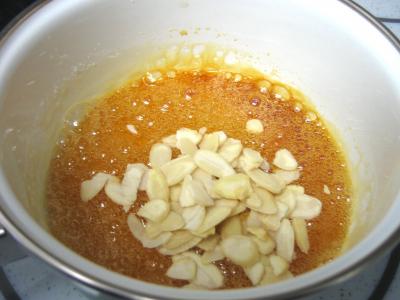 Magret au caramel et aux amandes et sa polenta aux pruneaux - 3.2