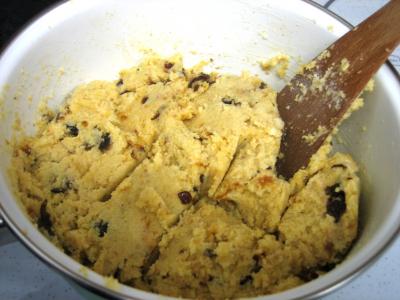 Recette Magret au caramel et aux amandes et sa polenta aux pruneaux