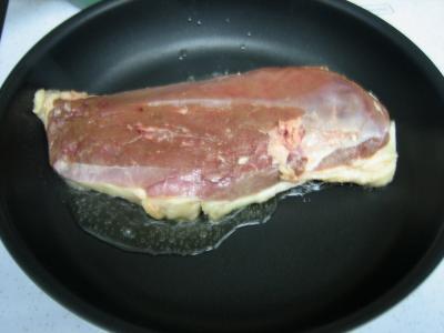 Magret au caramel et aux amandes et sa polenta aux pruneaux - 10.2