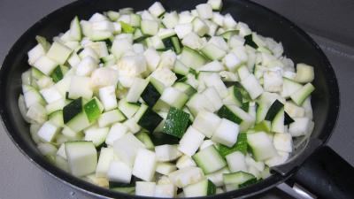 Recette Courgette et coeurs de canard à l'ail et au persil