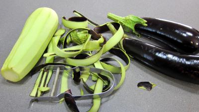 Aubergines crues en salade - 1.1