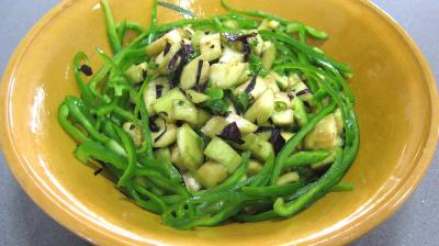 Aubergines crues en salade - 5.4