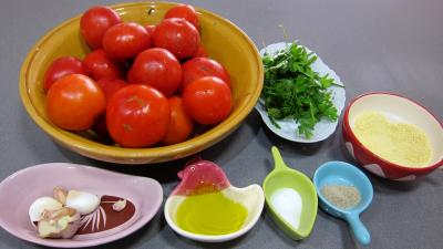 Ingrédients pour la recette : Tomates à la Provençale