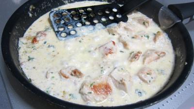 Recette Escalopes de dinde au Saint Agur