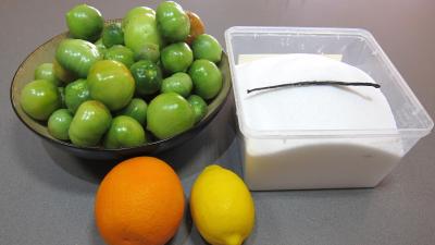 Ingrédients pour la recette : Confiture de tomates vertes