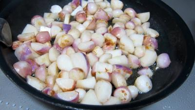 Maccheroni au poulet, navets et coulis de courgette - 2.3