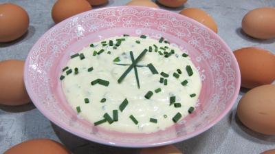 sauce froide à base de fromages : Ramequin de sauce minceur