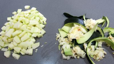 Courgettes au chorizo et cheveux d'ange - 2.2