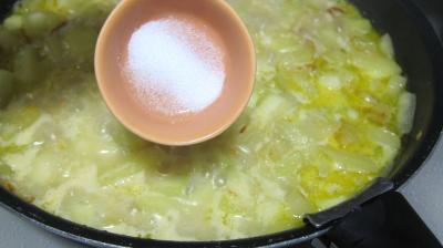 Courgettes au chorizo et cheveux d'ange - 5.2