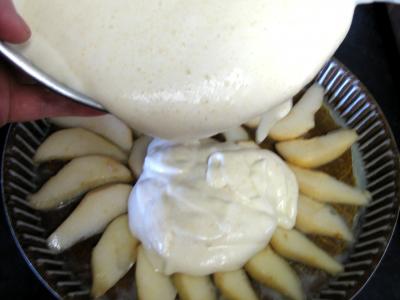Gâteau aux poires et sa crème au Grand Marnier - 9.1