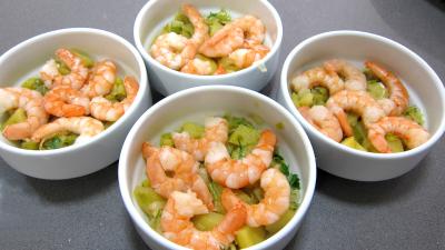 Brandade de gambas aux poireaux - 8.2