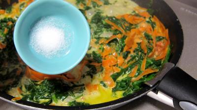 Epinards et oeufs à l'indienne à ma façon - 4.1