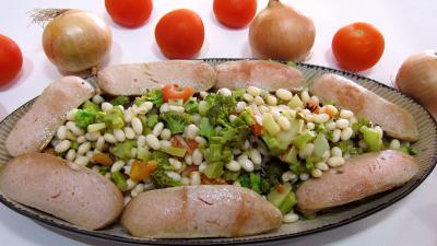 Image : recette Haricots blancs aux tomates