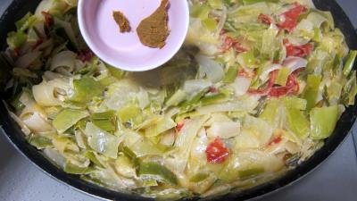 Recette Turbot vapeur et poireaux au chorizo