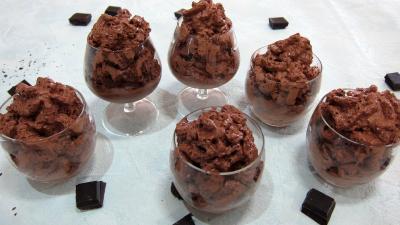 Desserts : Verrines de mousse mascarpone au chocolat