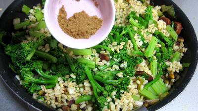 Recette Blé aux brocolis et aux pistaches