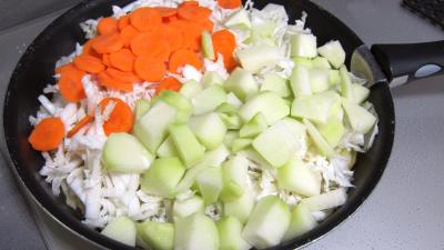 Rougets au chou chinois et chayottes - 5.2