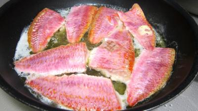 Recette Rougets au chou chinois et chayottes