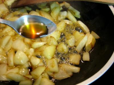 Lotte aux épinards et aux poires confites - 4.1